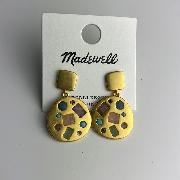 Madewell Jewelry - Madewell Semi-Precious Statement Drop Earrings. NWT